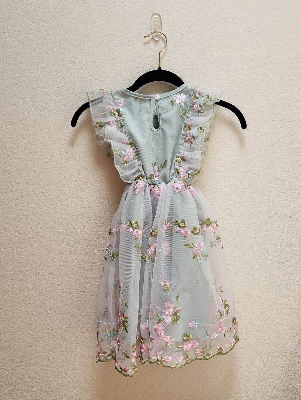 Fairy Floral Tutu Dress With Elastic Waist Size 6 - Picture 6 of 6